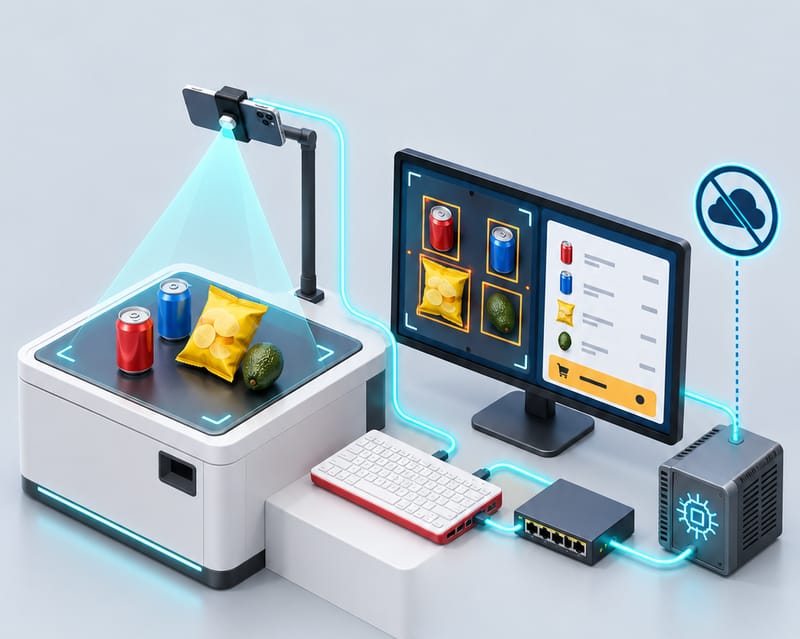 Caja de Autoservicio Inteligente con Visión Artificial mediante Edge Computing