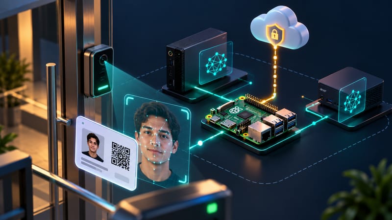 Control de acceso con reconocimiento facial mediante Edge Computing
