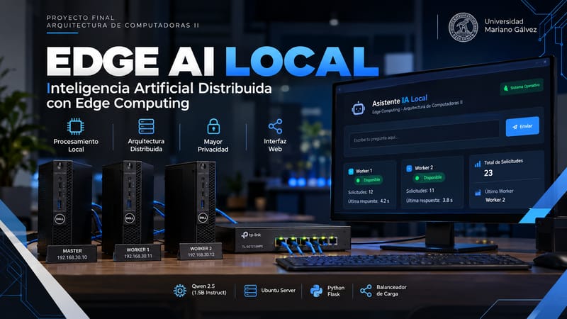 Edge AI Local: Inteligencia Artificial Distribuida con Edge Computing